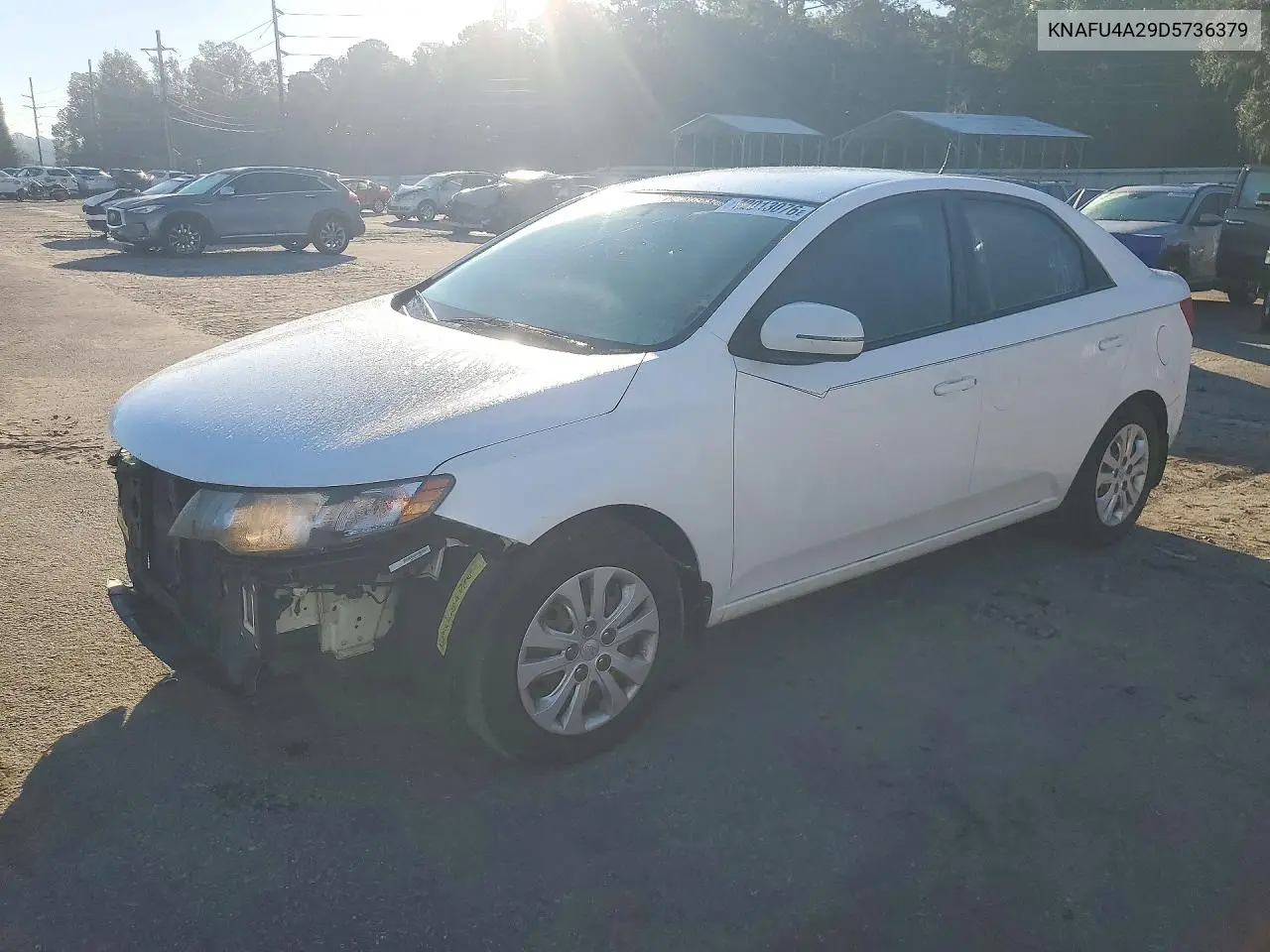 KIA FORTE 2013, VIN KNAFU4A29D5736379