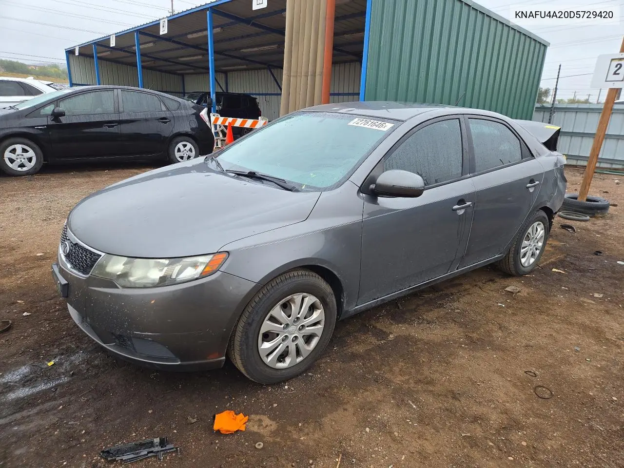 KIA FORTE 2013, VIN KNAFU4A20D5729420