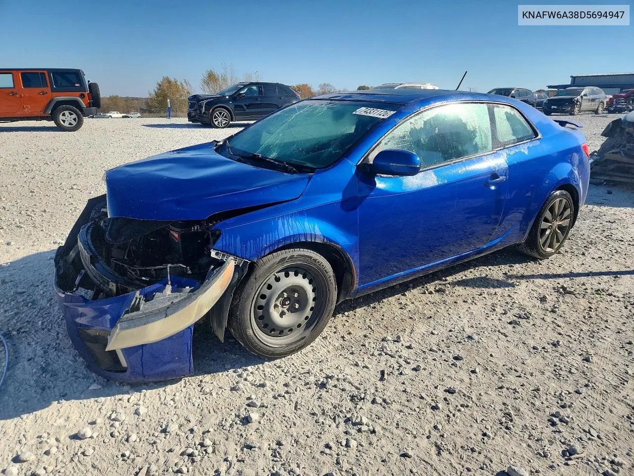 KIA FORTE 2013, VIN KNAFW6A38D5694947