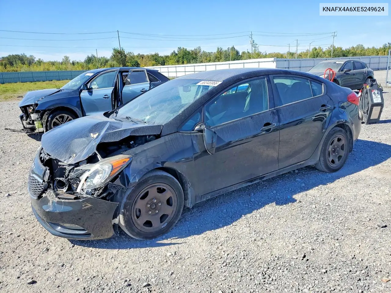 KIA FORTE 2014, VIN KNAFX4A6XE5249624