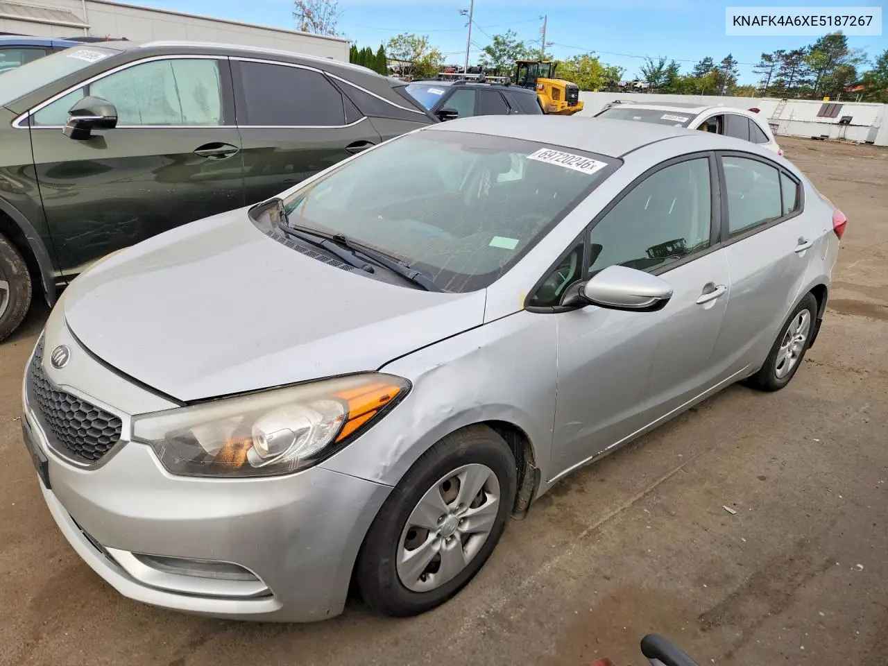 KIA FORTE 2014, VIN KNAFK4A6XE5187267