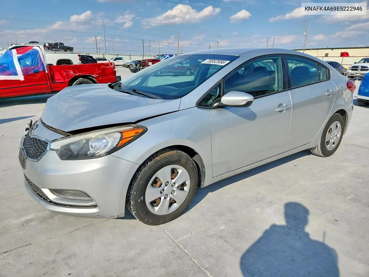 KIA FORTE 2014, VIN KNAFK4A69E5222946