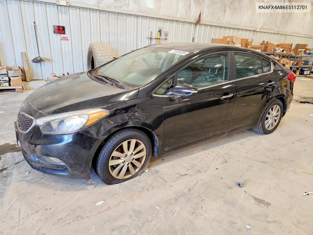 KIA FORTE 2014, VIN KNAFX4A86E5112701