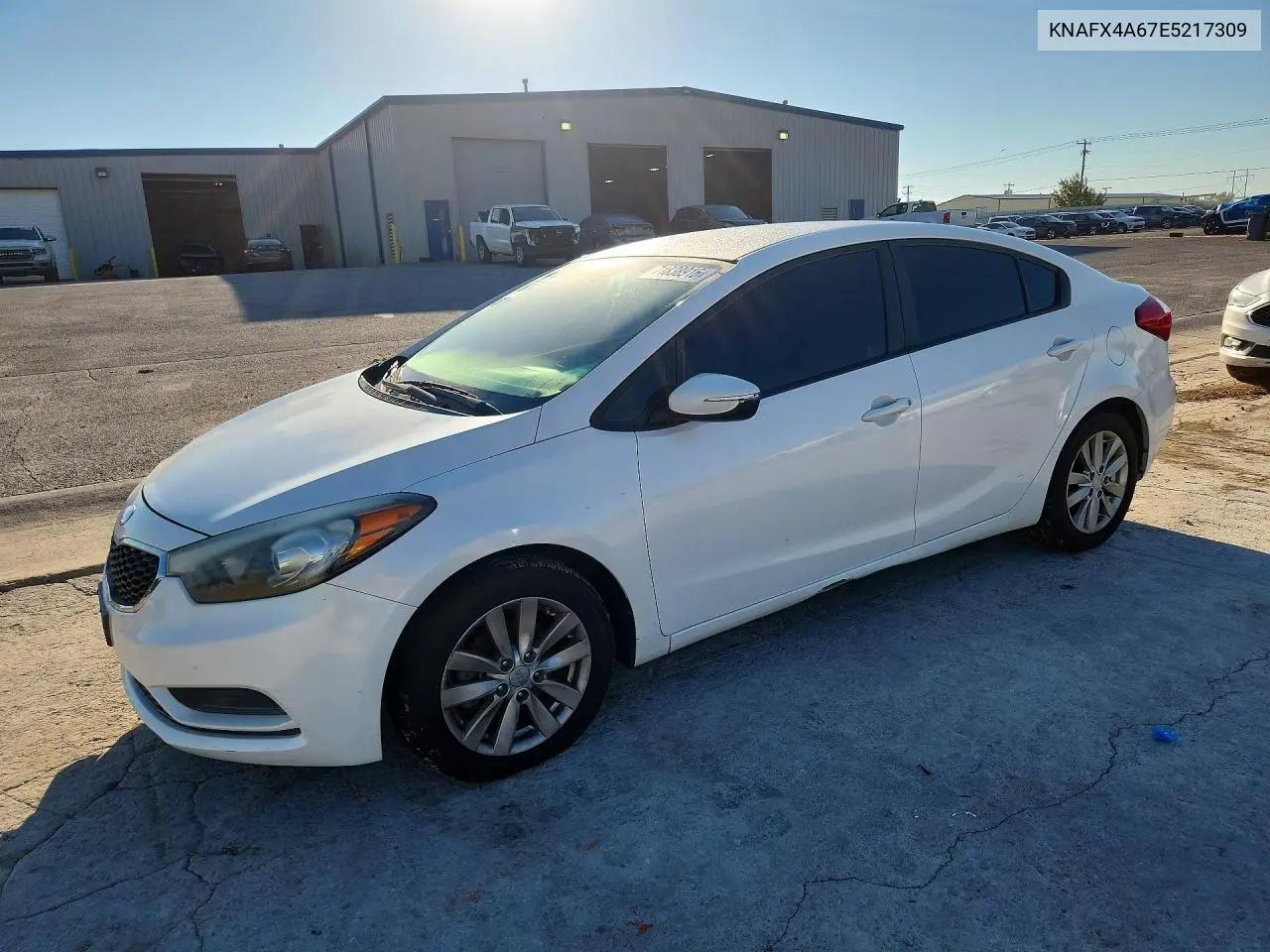 KIA FORTE 2014, VIN KNAFX4A67E5217309