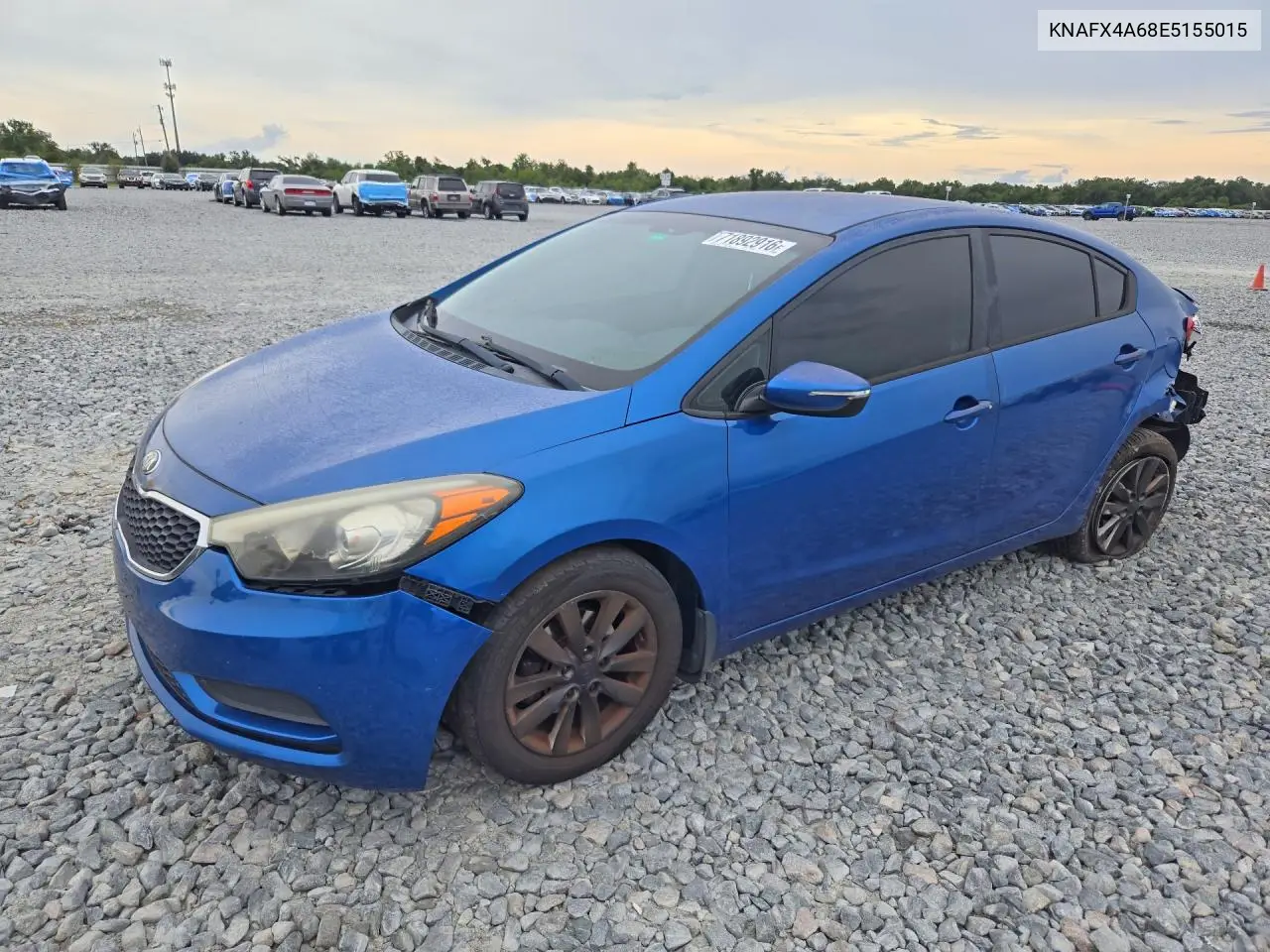 KIA FORTE 2014, VIN KNAFX4A68E5155015