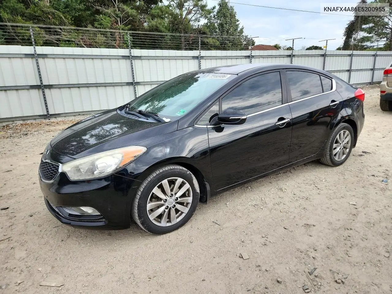 KIA FORTE 2014, VIN KNAFX4A86E5200955