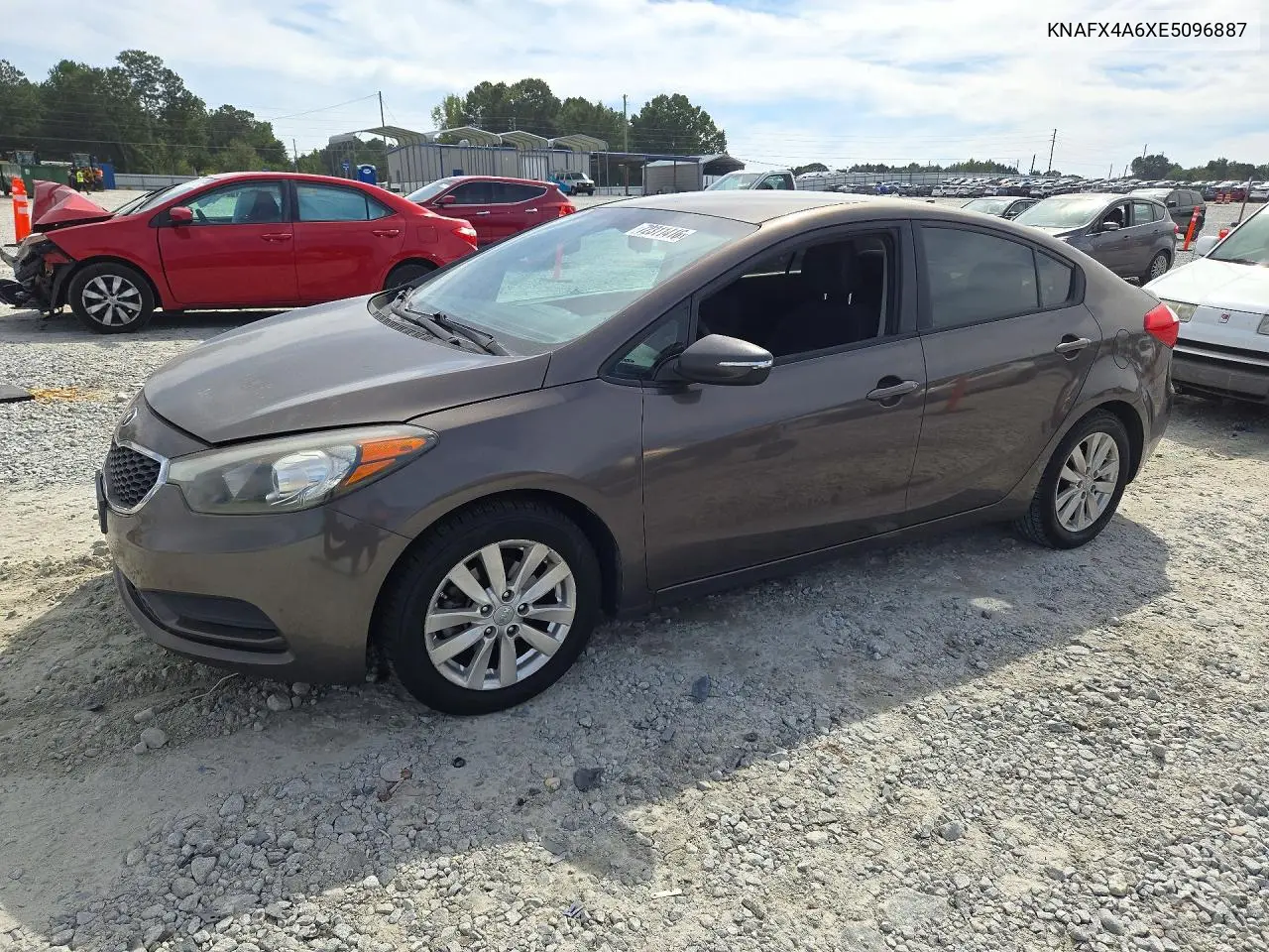 KIA FORTE 2014, VIN KNAFX4A6XE5096887