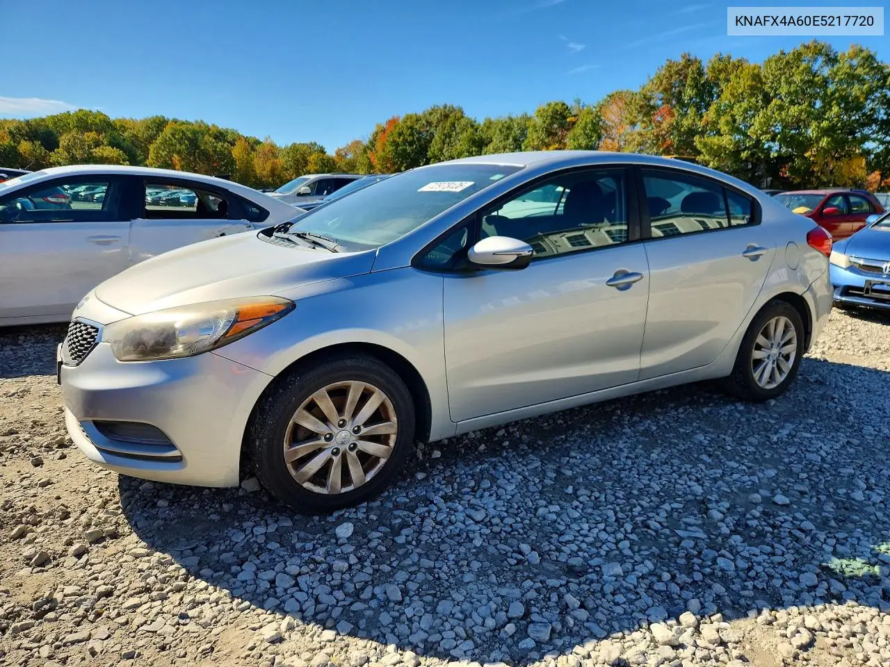 KIA FORTE 2014, VIN KNAFX4A60E5217720