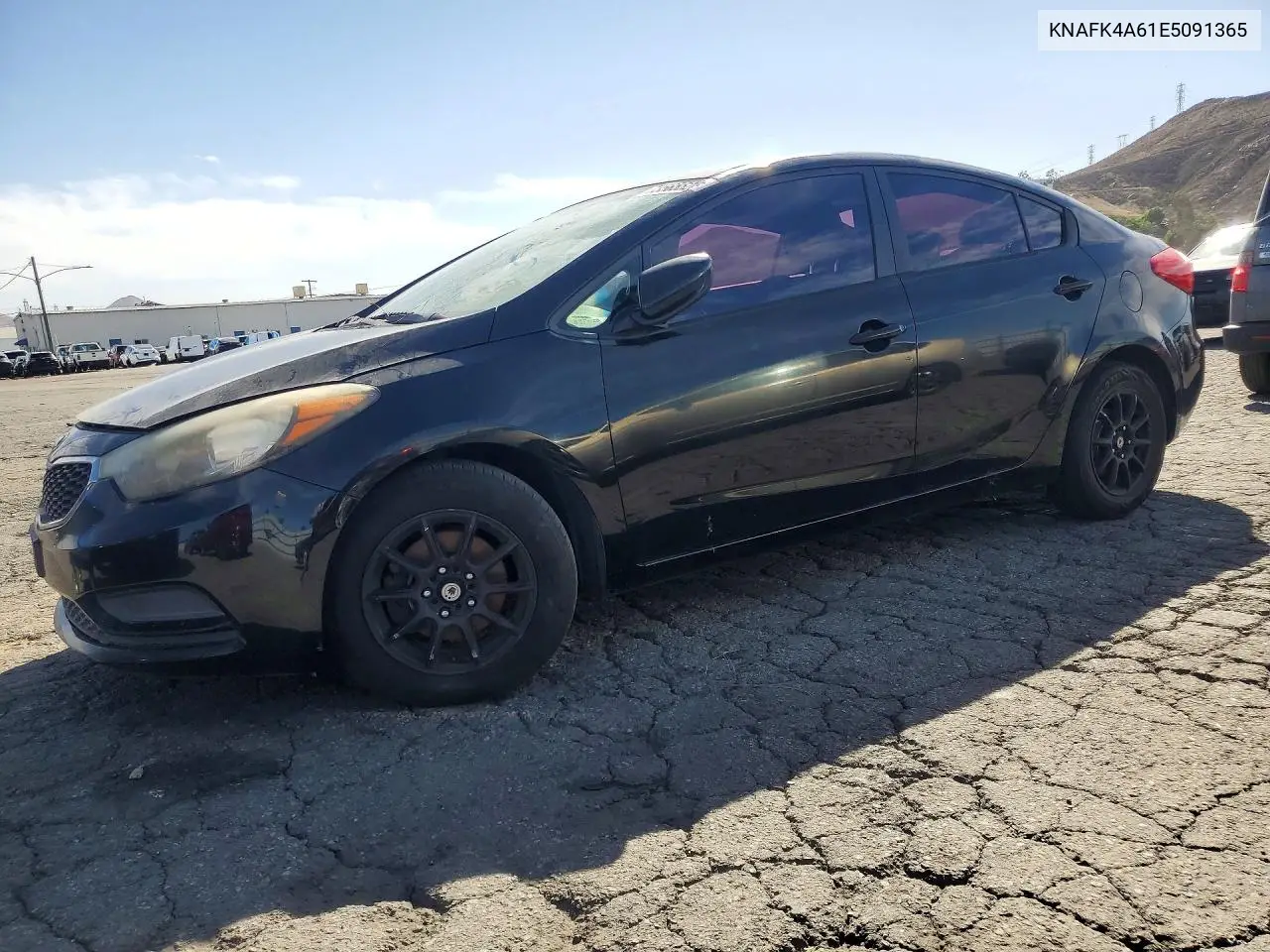 KIA FORTE 2014, VIN KNAFK4A61E5091365
