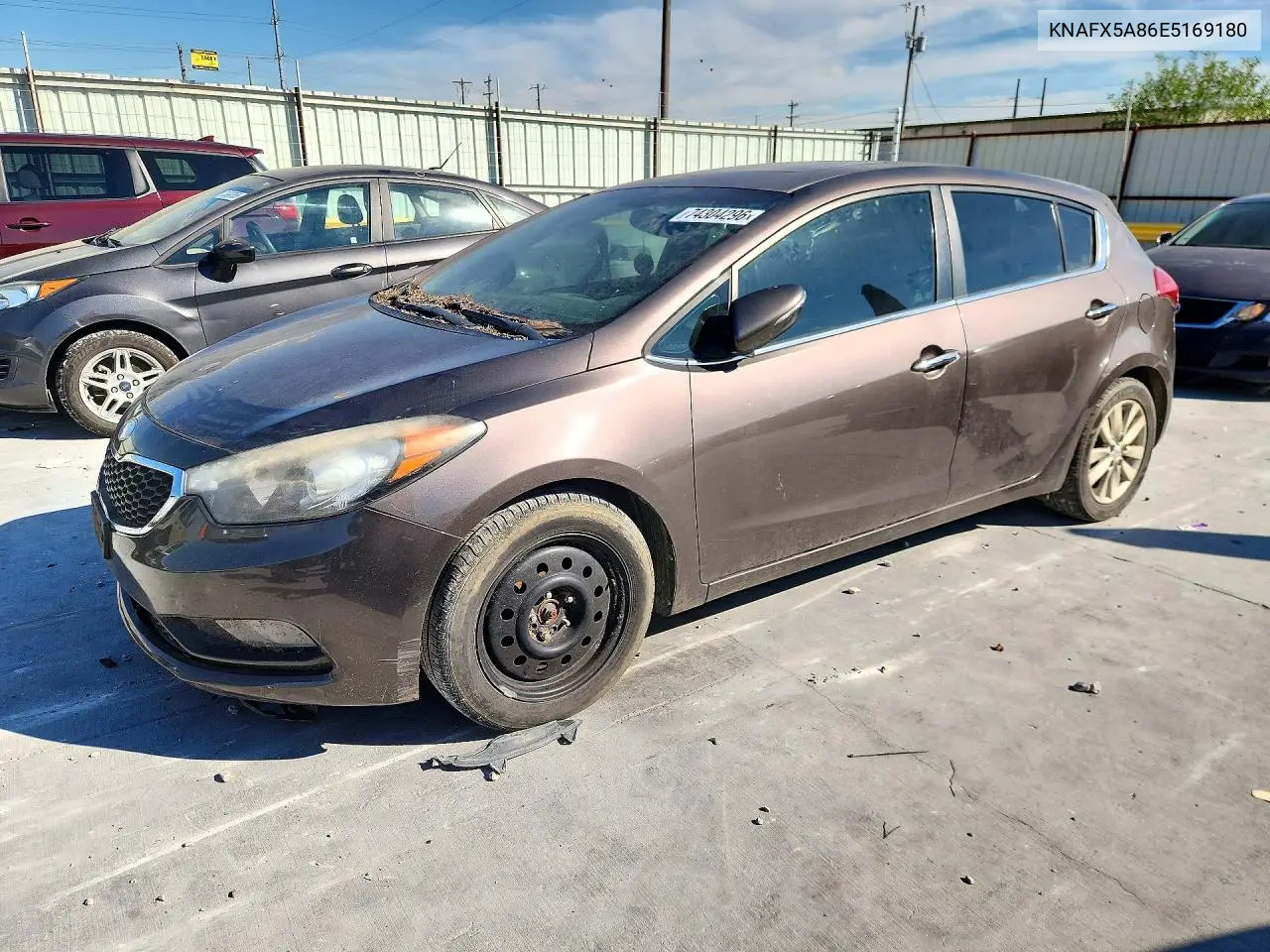 KIA FORTE 2014, VIN KNAFX5A86E5169180