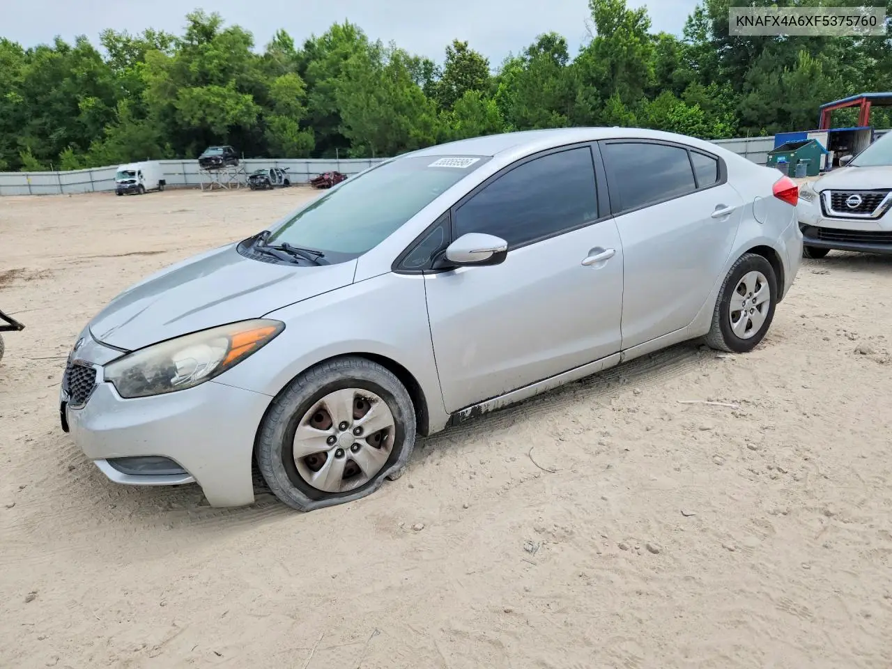 KIA FORTE 2015, VIN KNAFX4A6XF5375760