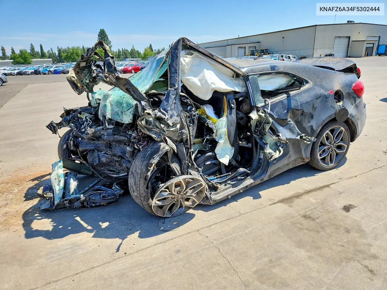 KIA FORTE 2015, VIN KNAFZ6A34F5302444