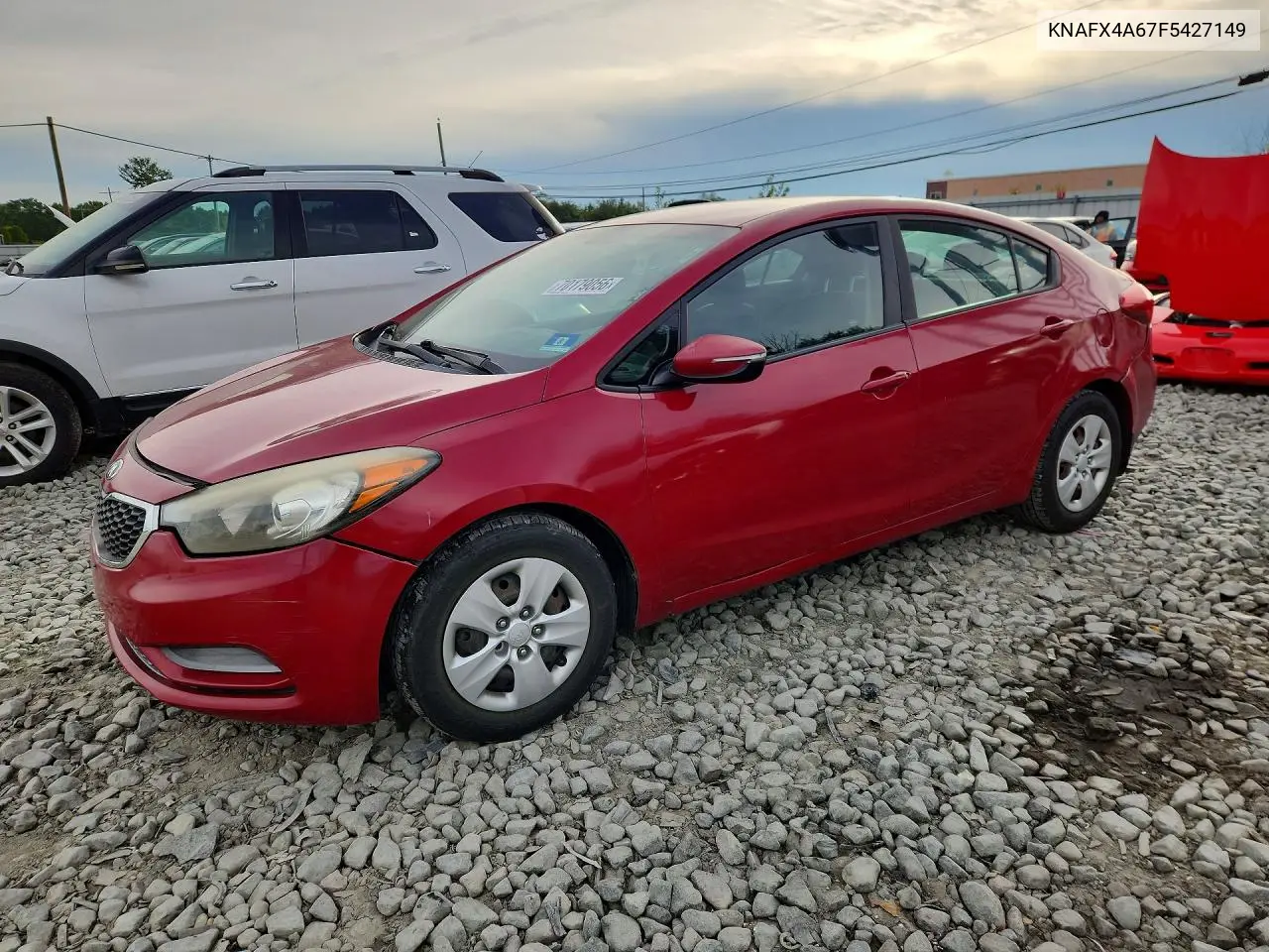 KIA FORTE 2015, VIN KNAFX4A67F5427149