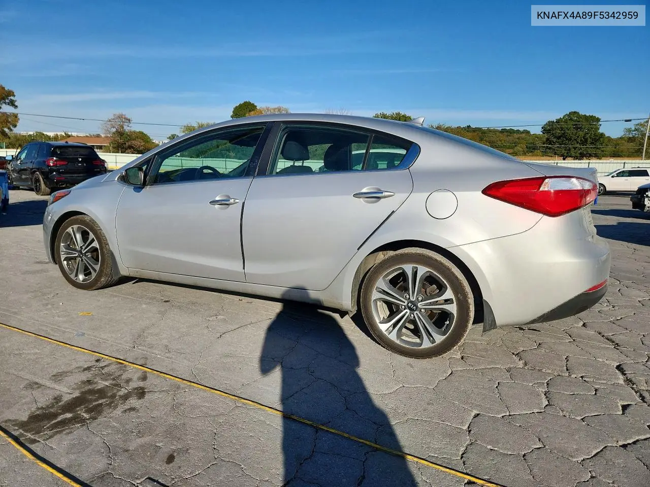 2015 KIA FORTE VIN KNAFX4A89F5342959 — фото 2