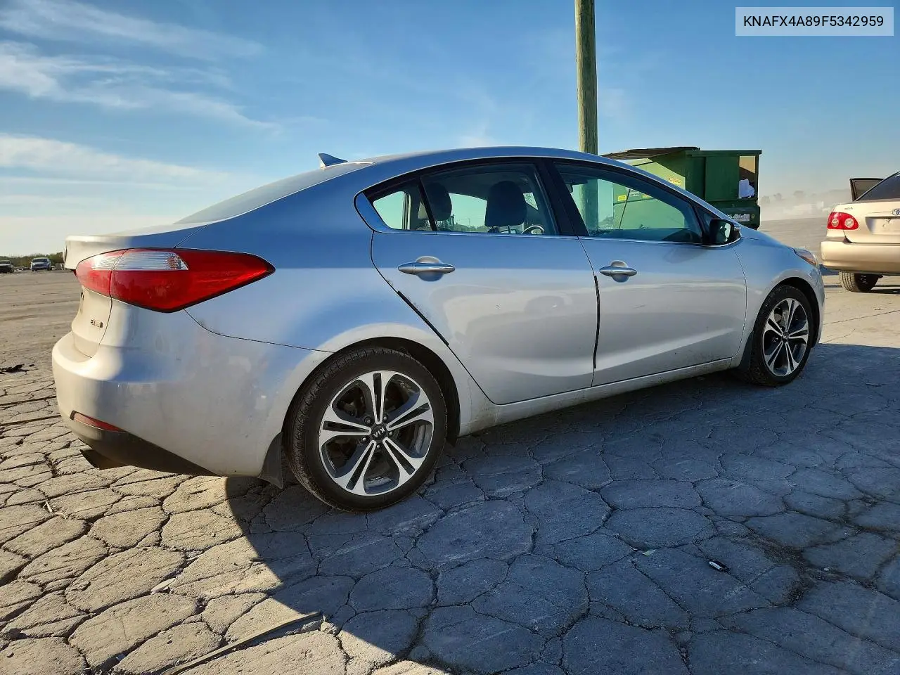 2015 KIA FORTE VIN KNAFX4A89F5342959 — фото 3