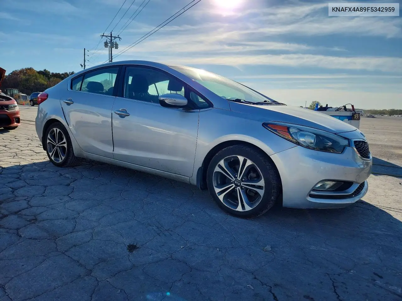 2015 KIA FORTE VIN KNAFX4A89F5342959 — фото 4