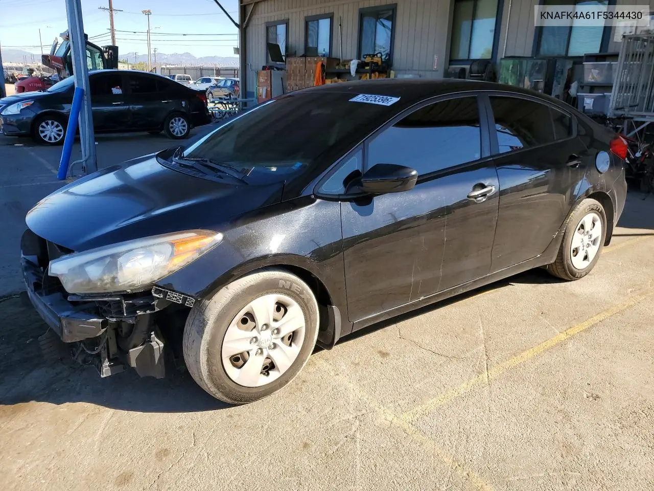 KIA FORTE 2015, VIN KNAFK4A61F5344430