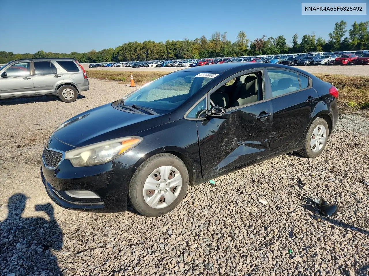 KIA FORTE 2015, VIN KNAFK4A65F5325492
