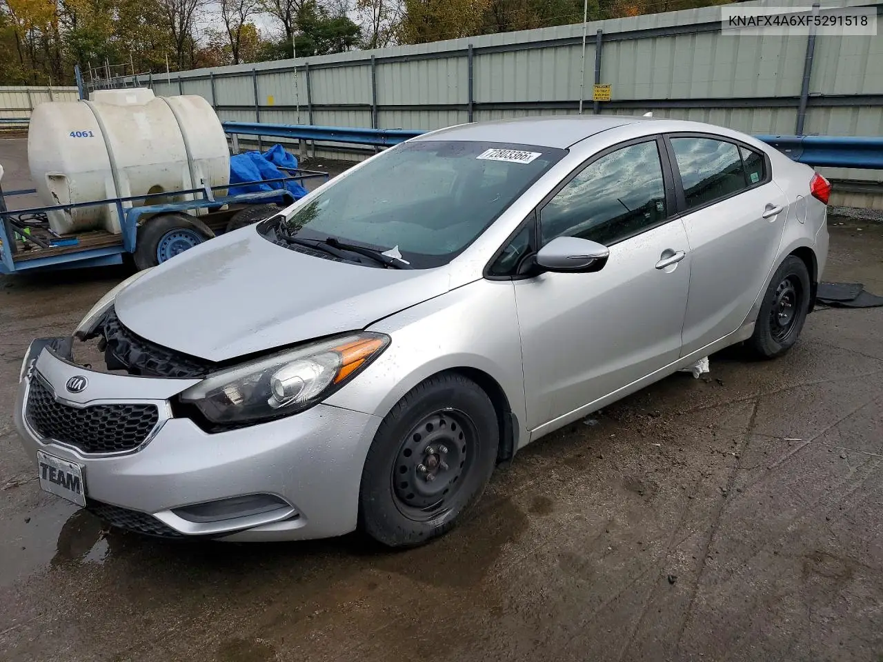 KIA FORTE 2015, VIN KNAFX4A6XF5291518