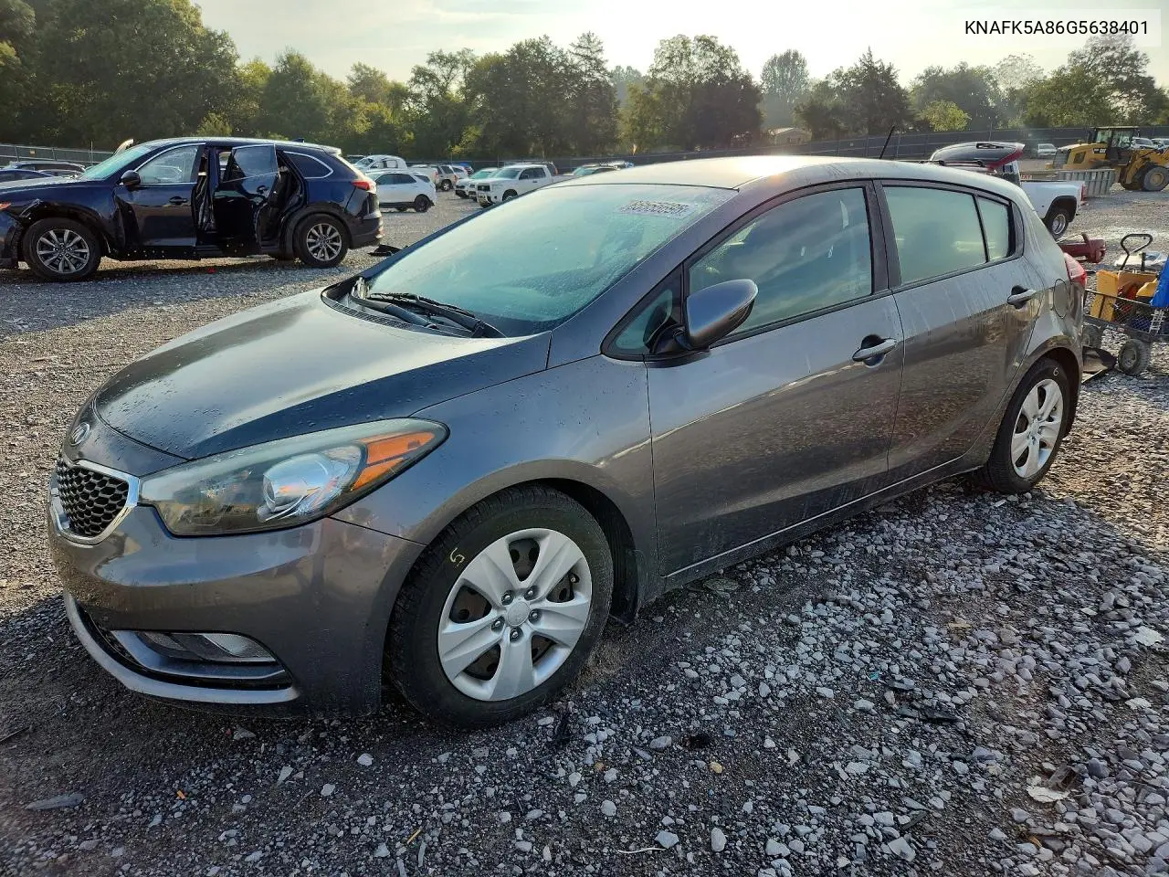 KIA FORTE 2016, VIN KNAFK5A86G5638401