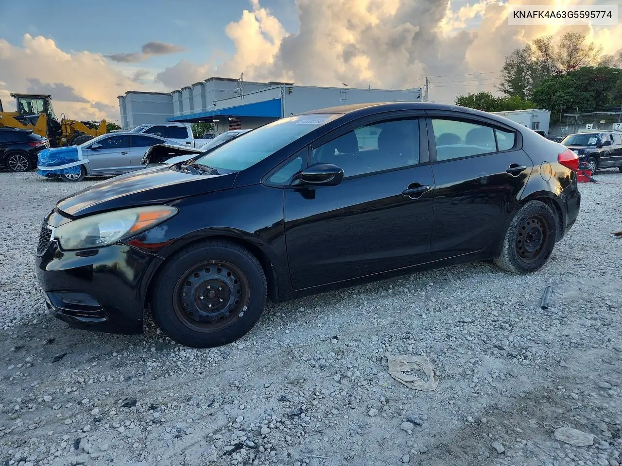 KIA FORTE 2016, VIN KNAFK4A63G5595774