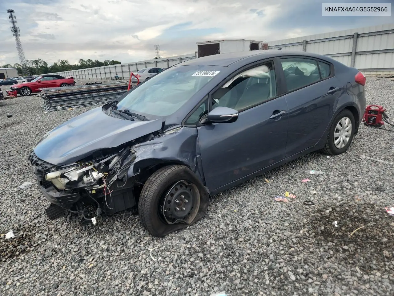 KIA FORTE 2016, VIN KNAFX4A64G5552966