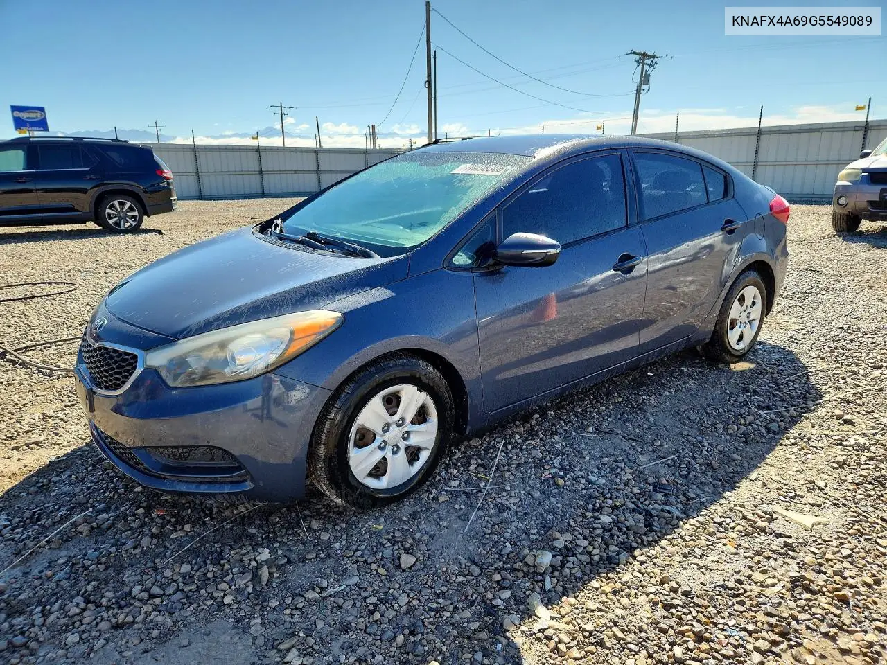 KIA FORTE 2016, VIN KNAFX4A69G5549089