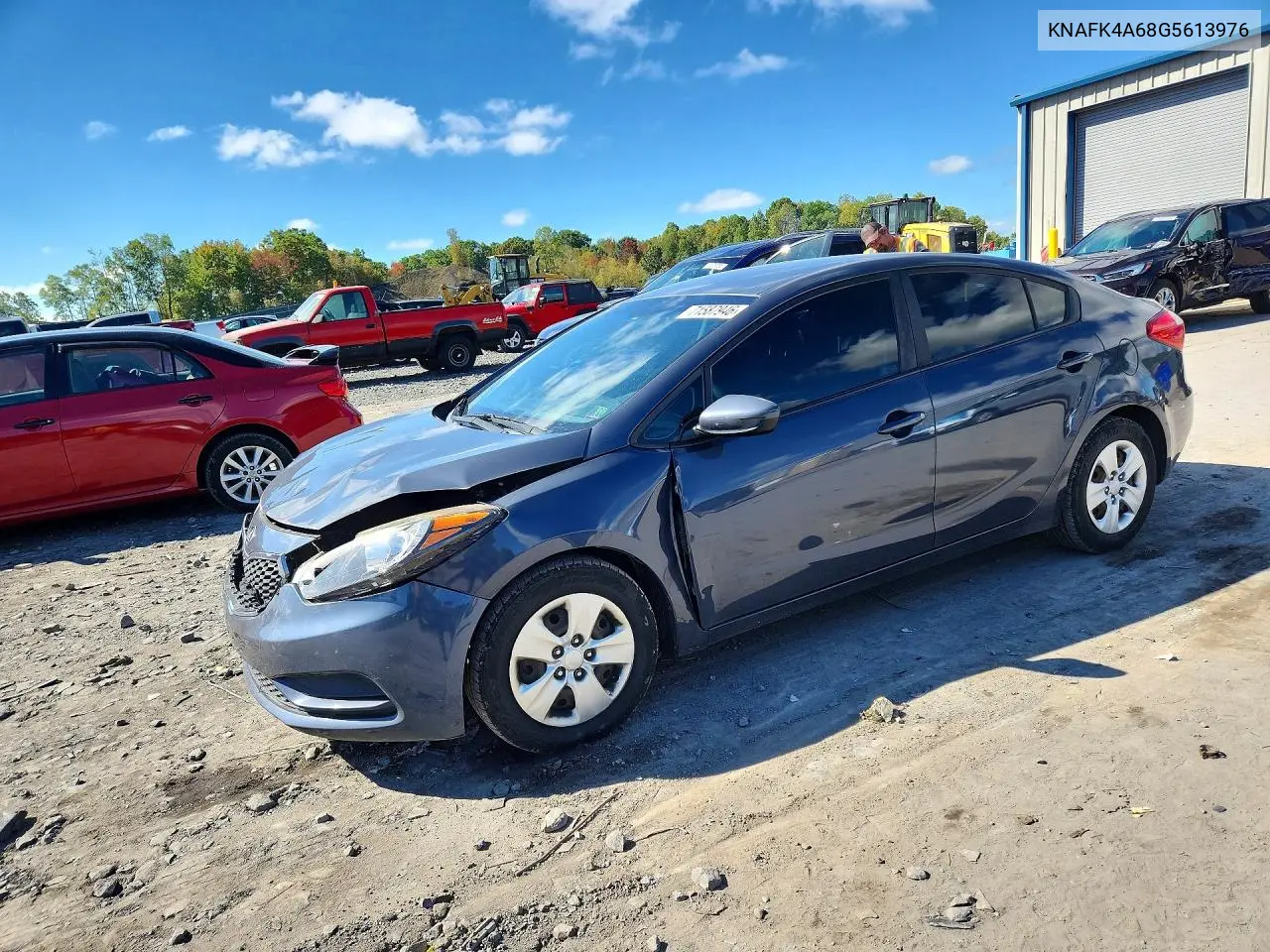 KIA FORTE 2016, VIN KNAFK4A68G5613976