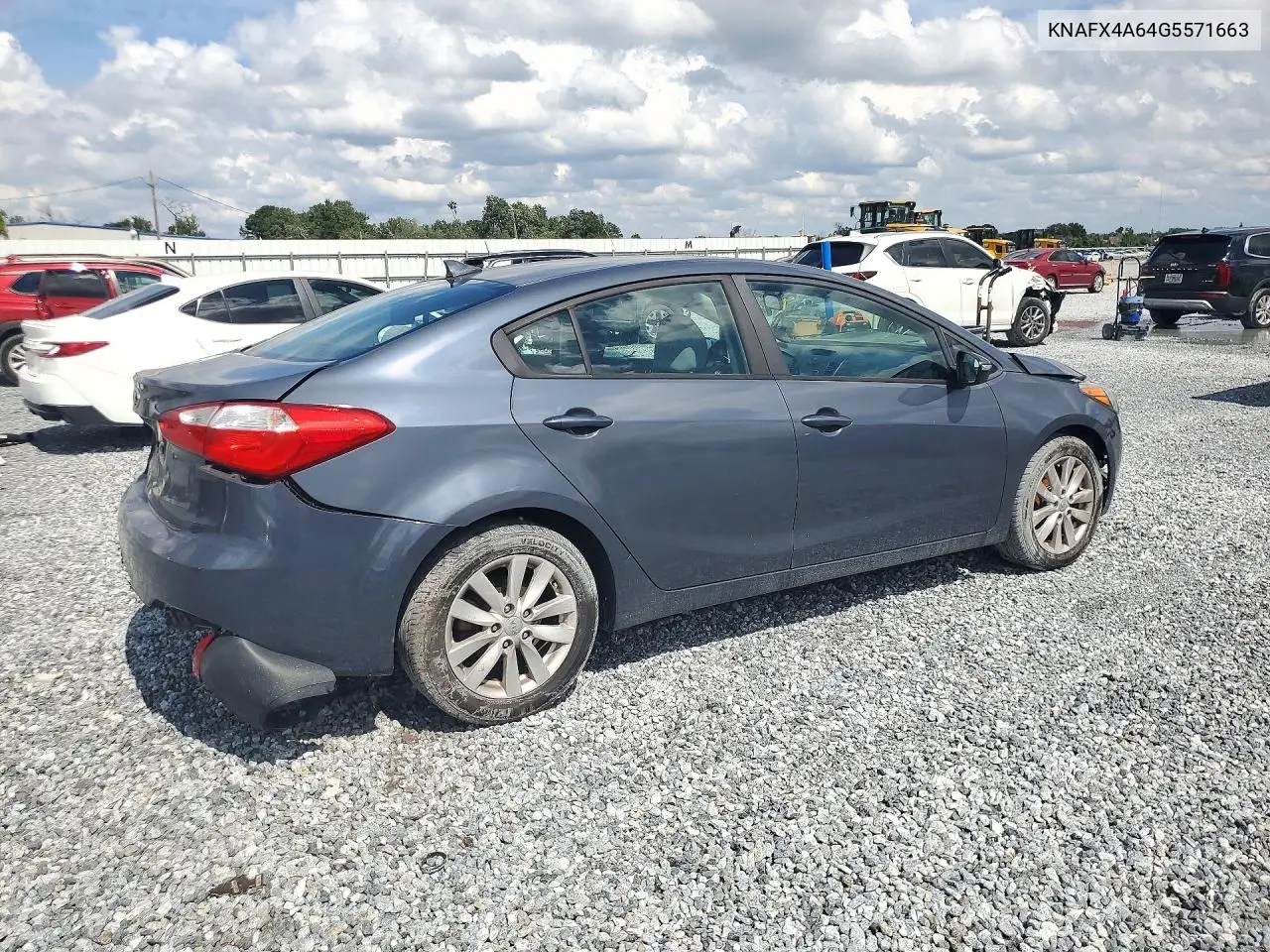 2016 KIA FORTE VIN KNAFX4A64G5571663 — фото 3