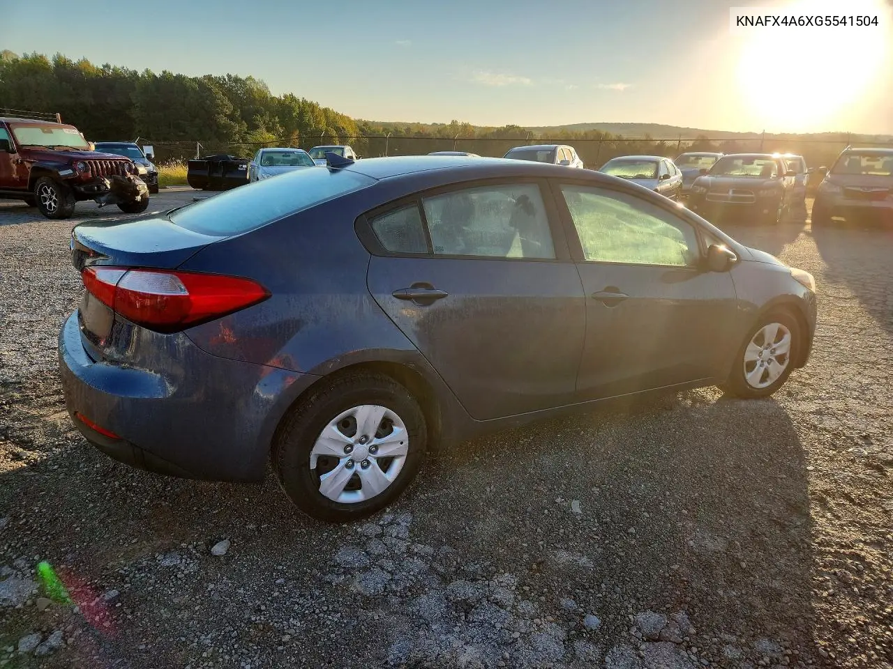 2016 KIA FORTE VIN KNAFX4A6XG5541504 — фото 3
