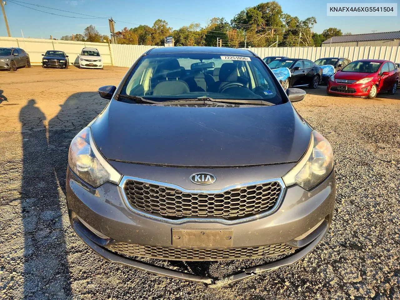 2016 KIA FORTE VIN KNAFX4A6XG5541504 — фото 5