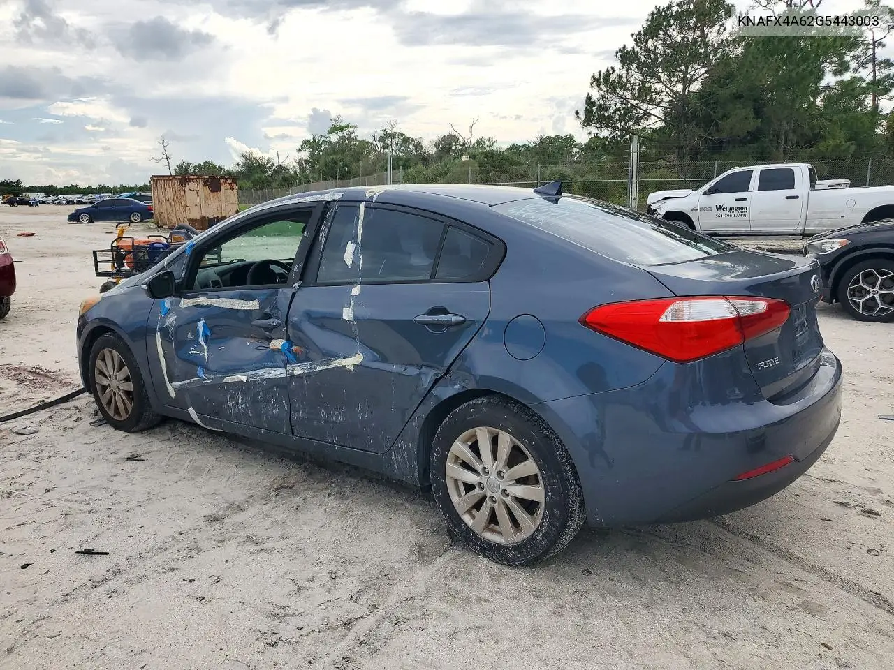 2016 KIA FORTE VIN KNAFX4A62G5443003 — фото 2
