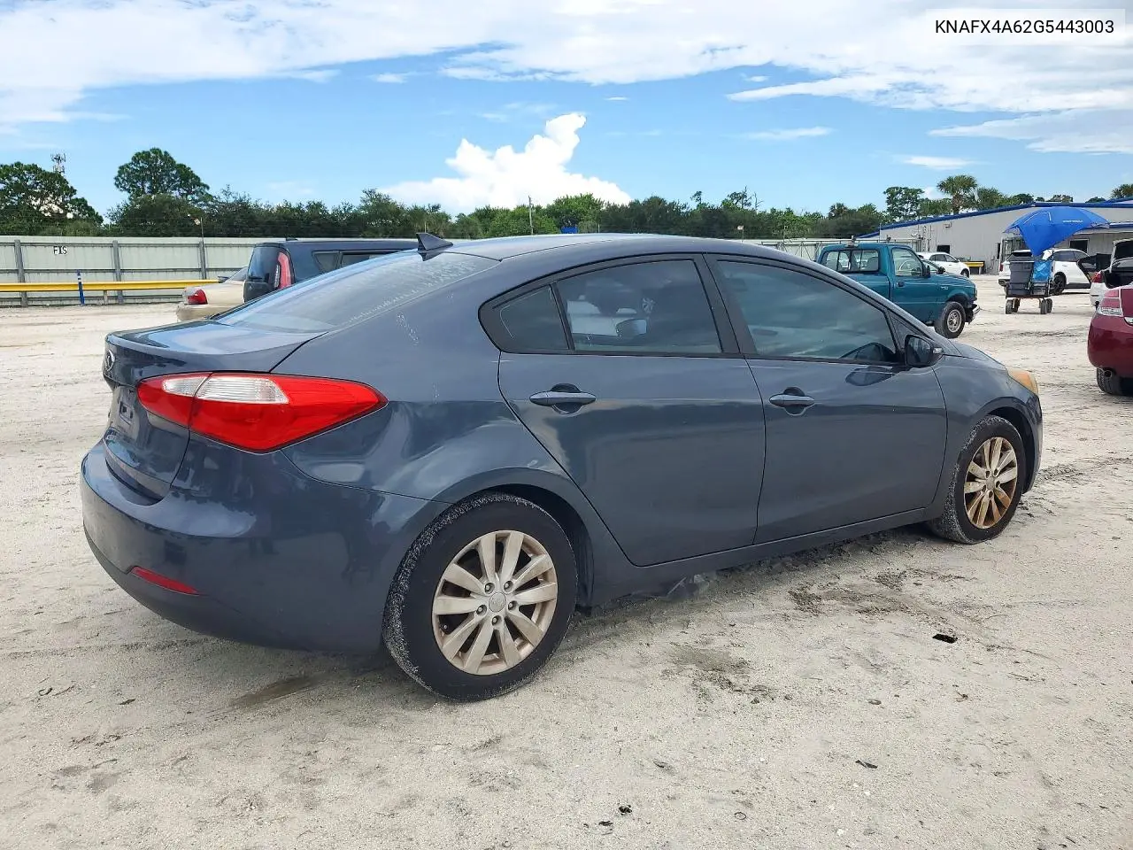 2016 KIA FORTE VIN KNAFX4A62G5443003 — фото 3