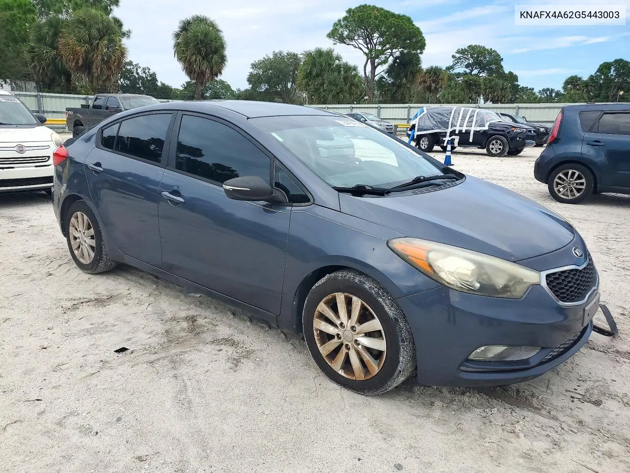 2016 KIA FORTE VIN KNAFX4A62G5443003 — фото 4