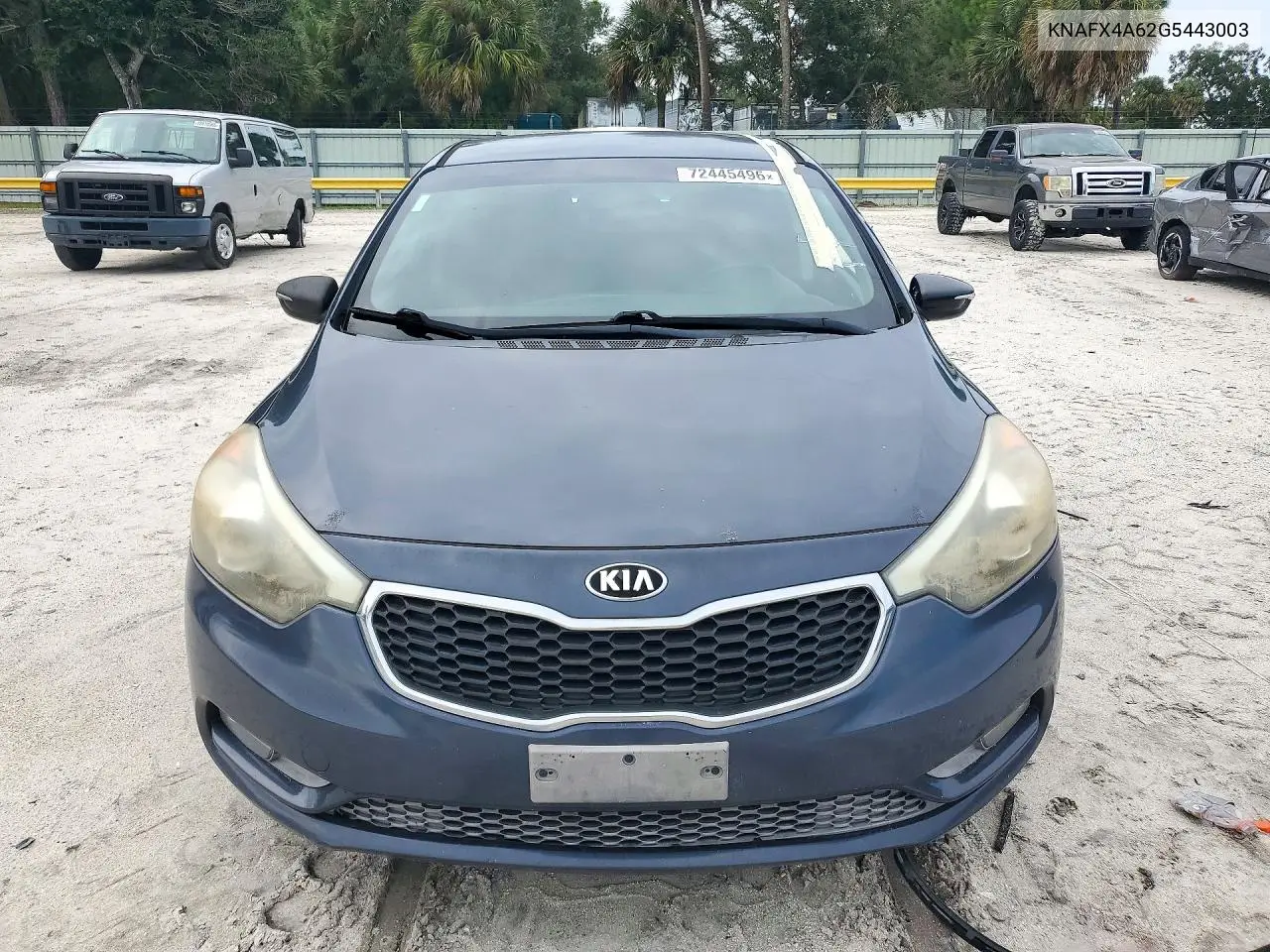 2016 KIA FORTE VIN KNAFX4A62G5443003 — фото 5