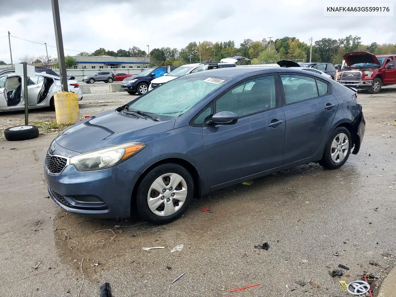 KIA FORTE 2016, VIN KNAFK4A63G5599176