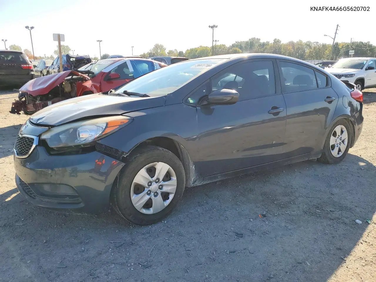 KIA FORTE 2016, VIN KNAFK4A66G5620702