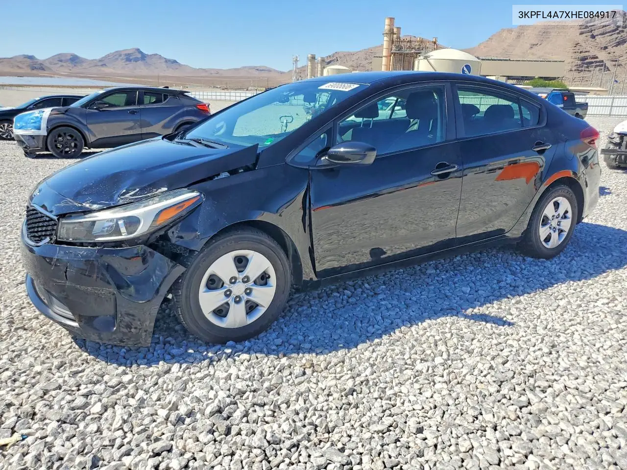 KIA FORTE 2017, VIN 3KPFL4A7XHE084917