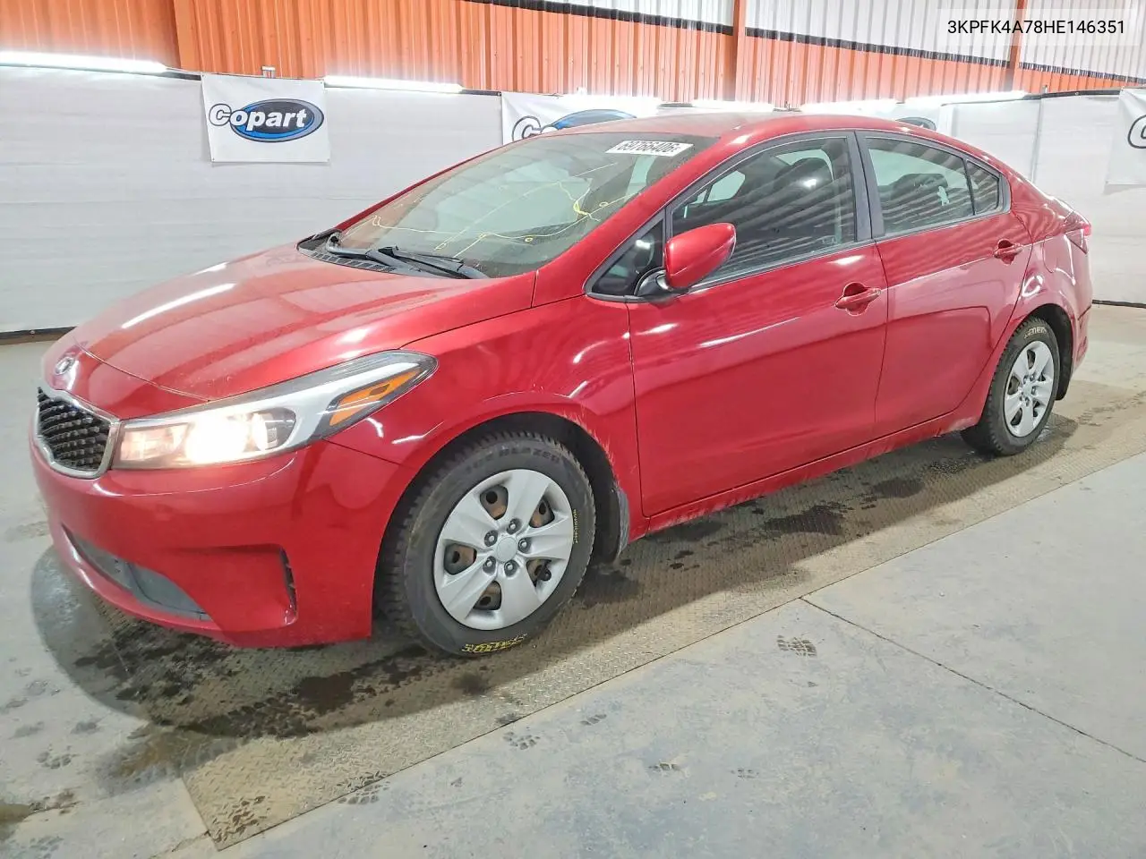 KIA FORTE 2017, VIN 3KPFK4A78HE146351