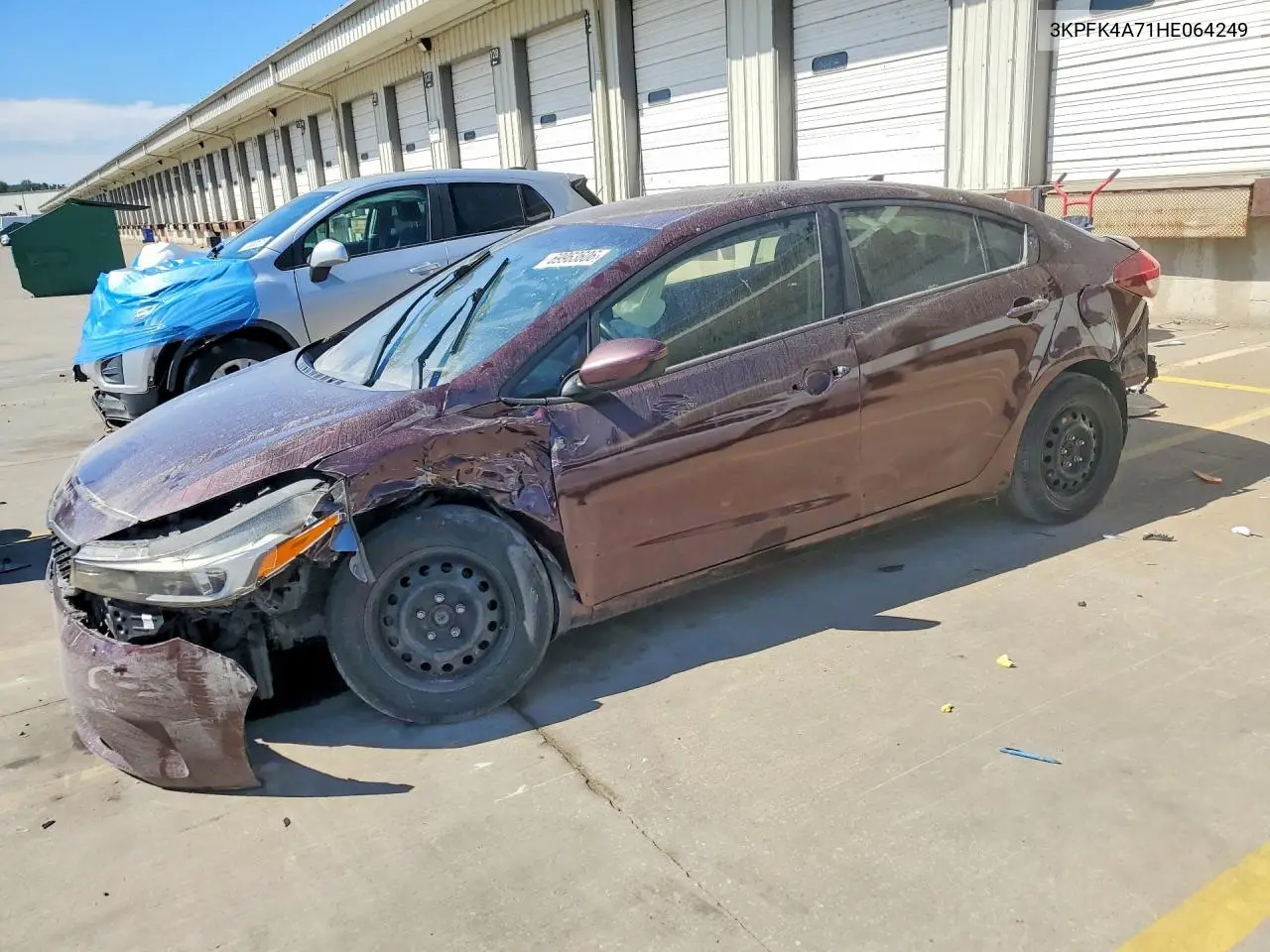 KIA FORTE 2017, VIN 3KPFK4A71HE064249