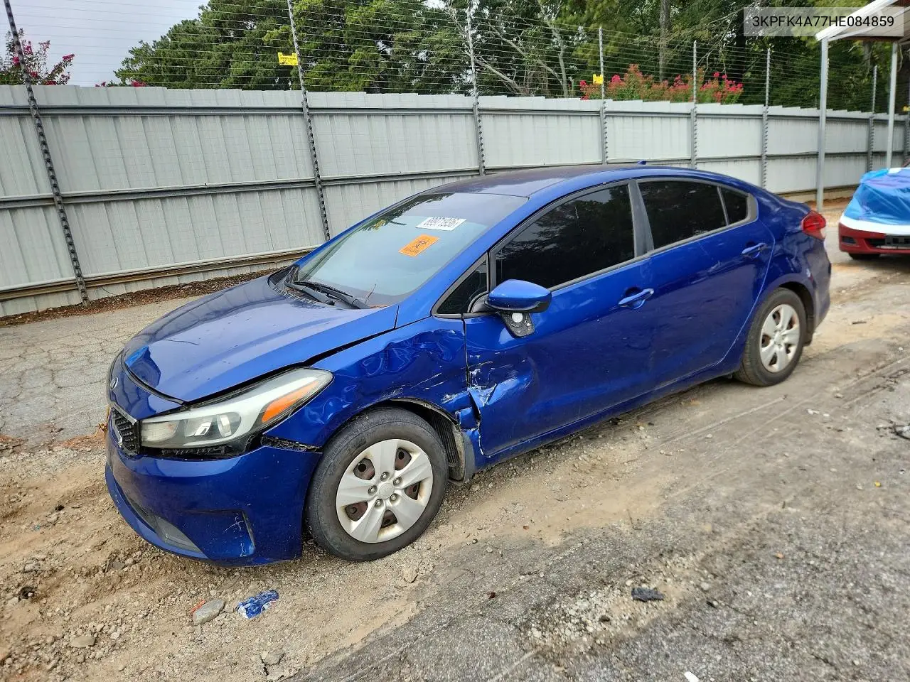 KIA FORTE 2017, VIN 3KPFK4A77HE084859