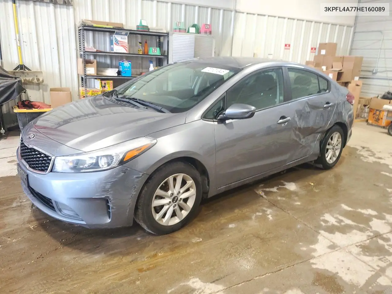 KIA FORTE 2017, VIN 3KPFL4A77HE160089