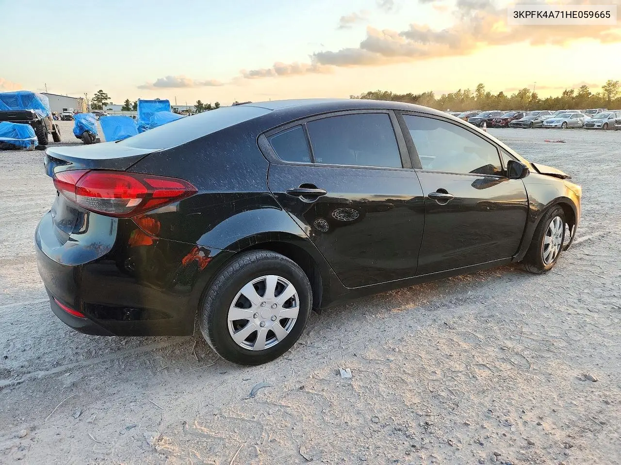 2017 KIA FORTE VIN 3KPFK4A71HE059665 — фото 3