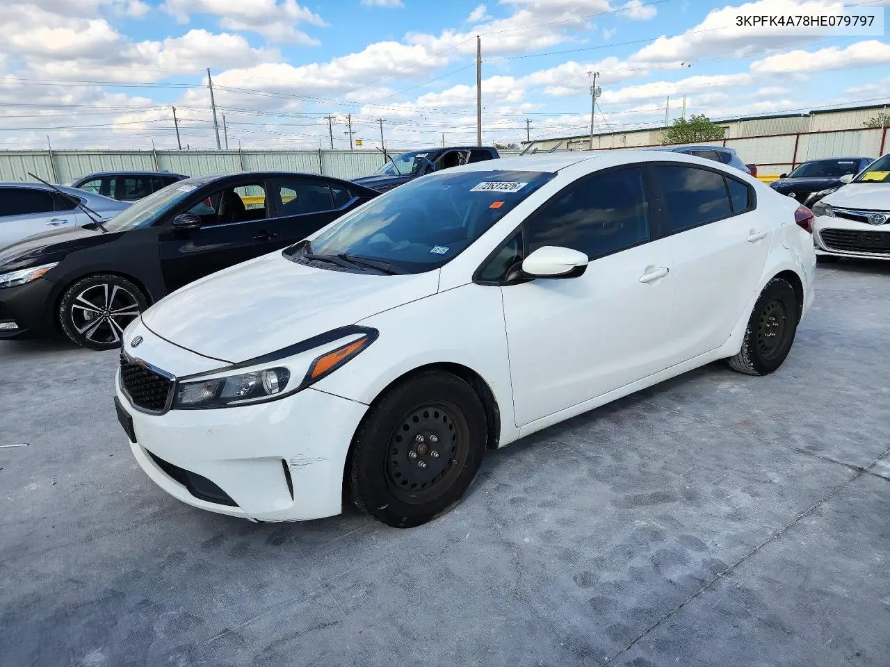 KIA FORTE 2017, VIN 3KPFK4A78HE079797