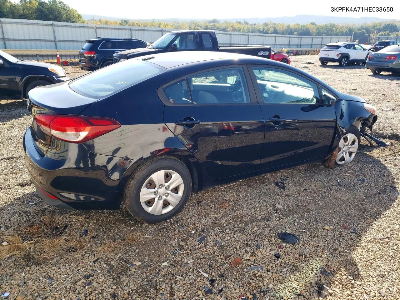 2017 KIA FORTE VIN 3KPFK4A71HE033650 — фото 3