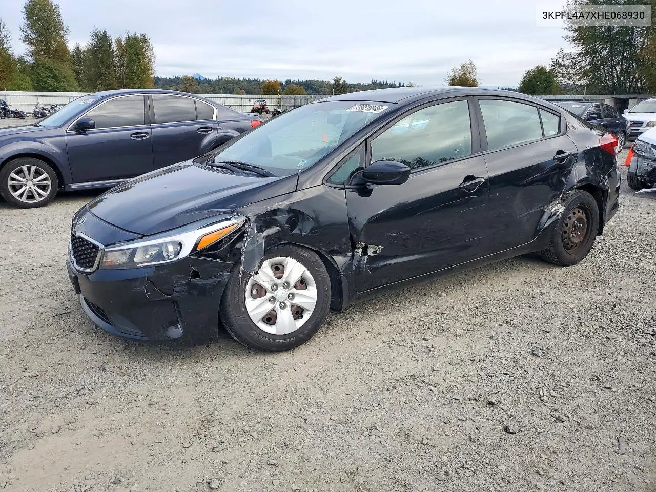 KIA FORTE 2017, VIN 3KPFL4A7XHE068930