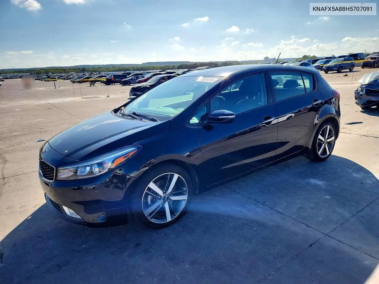 KIA FORTE 2017, VIN KNAFX5A88H5707091