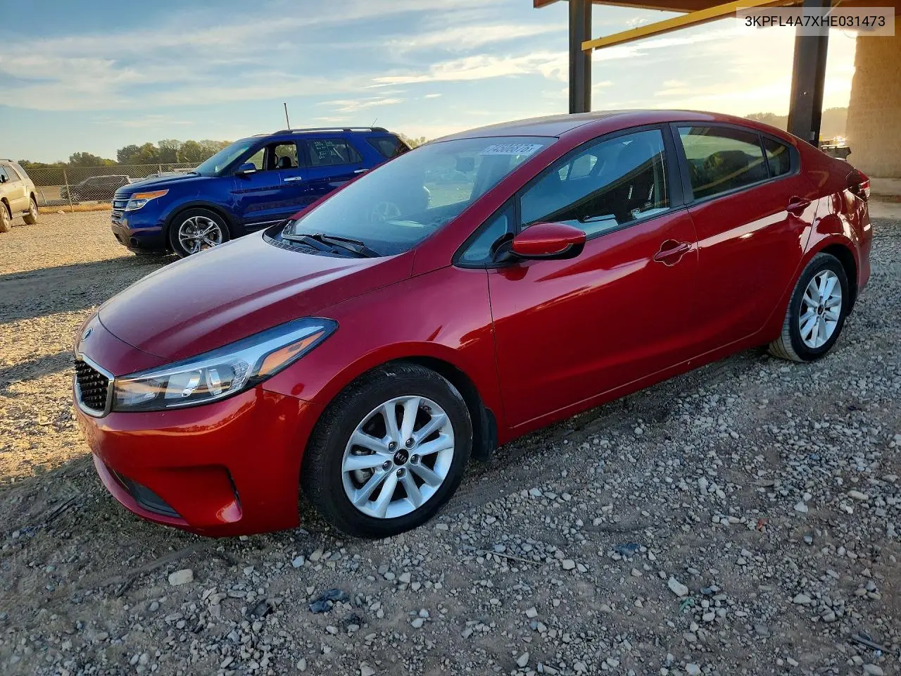 KIA FORTE 2017, VIN 3KPFL4A7XHE031473