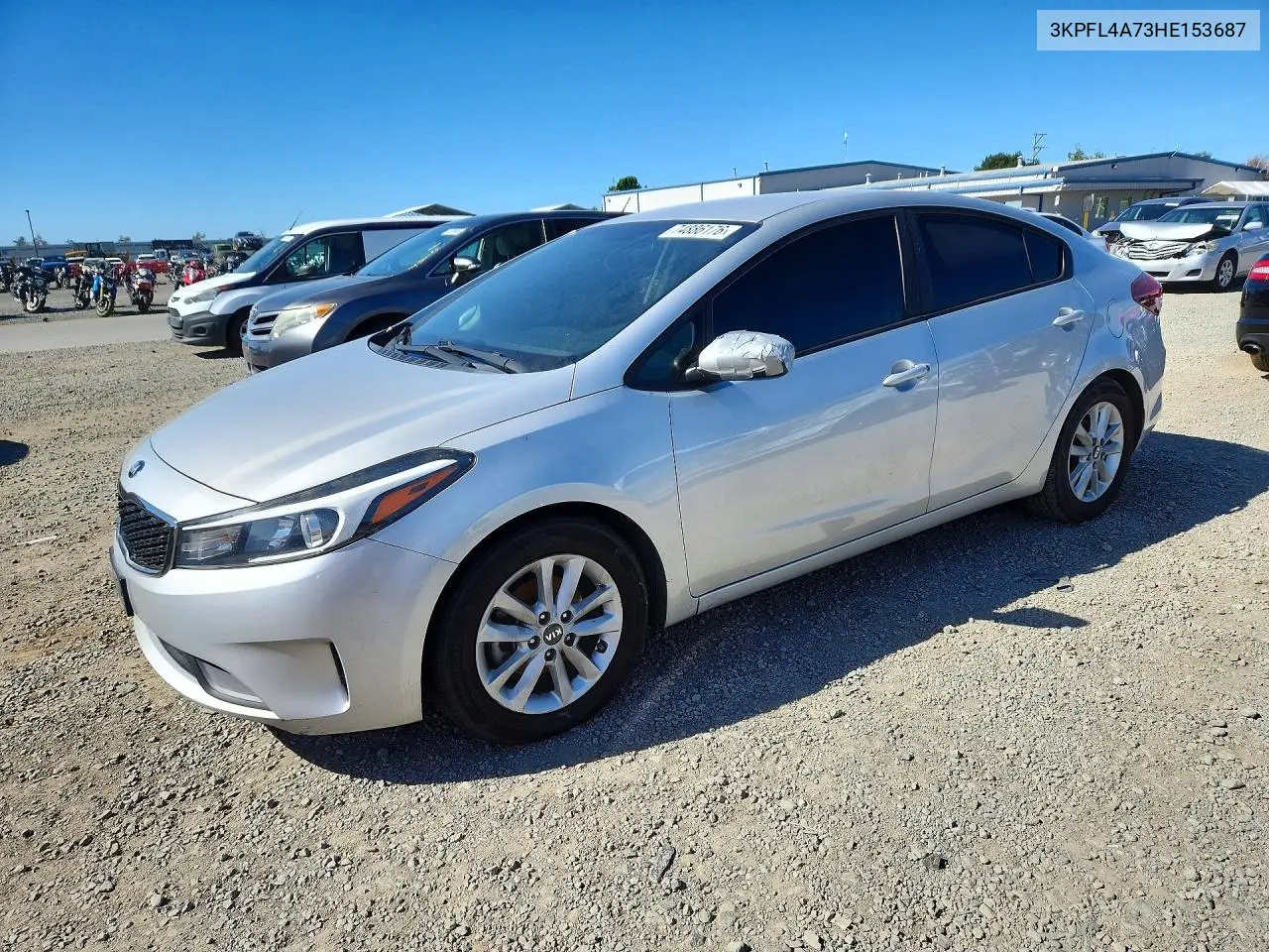 KIA FORTE 2017, VIN 3KPFL4A73HE153687