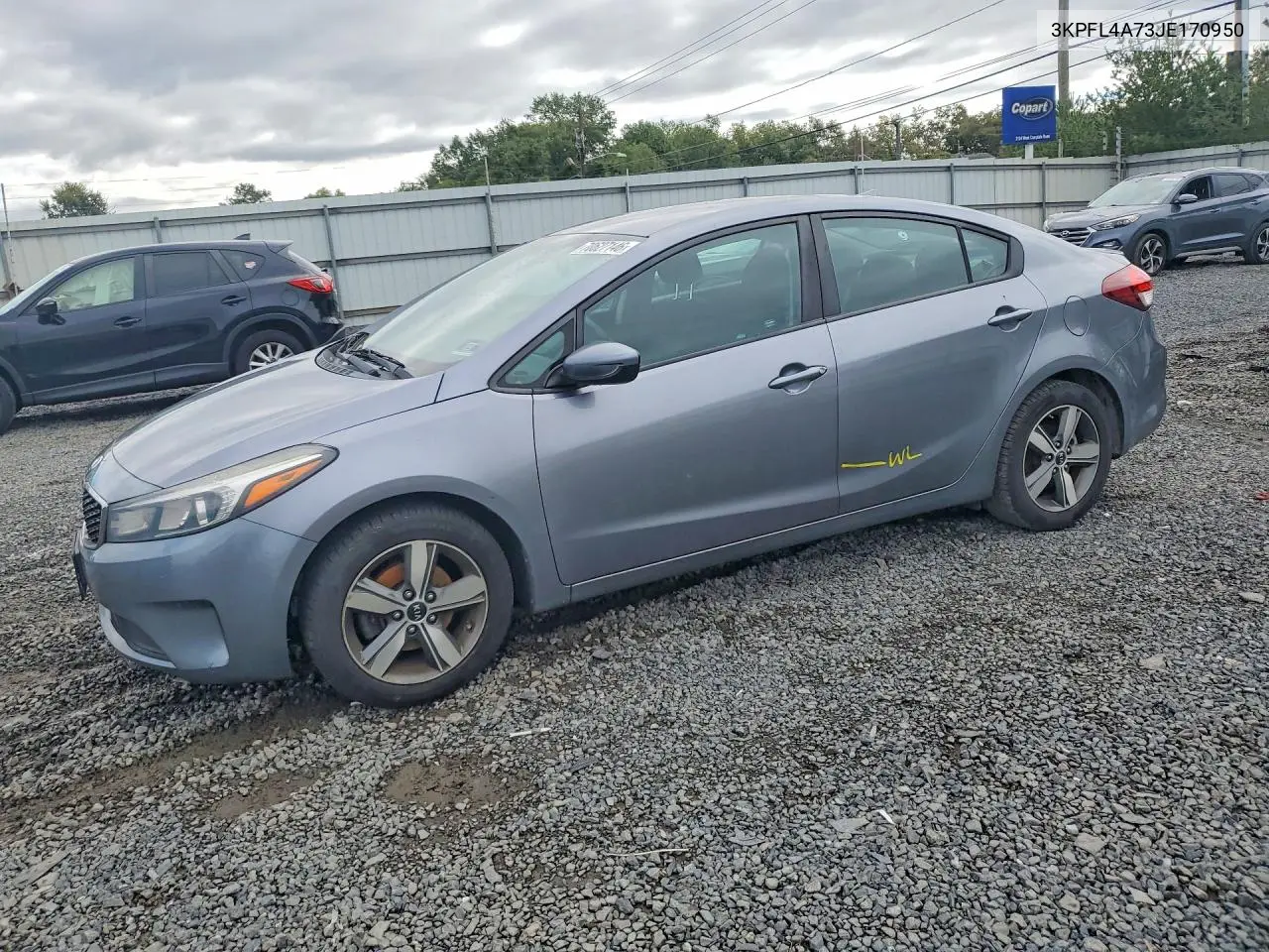 KIA FORTE 2018, VIN 3KPFL4A73JE170950